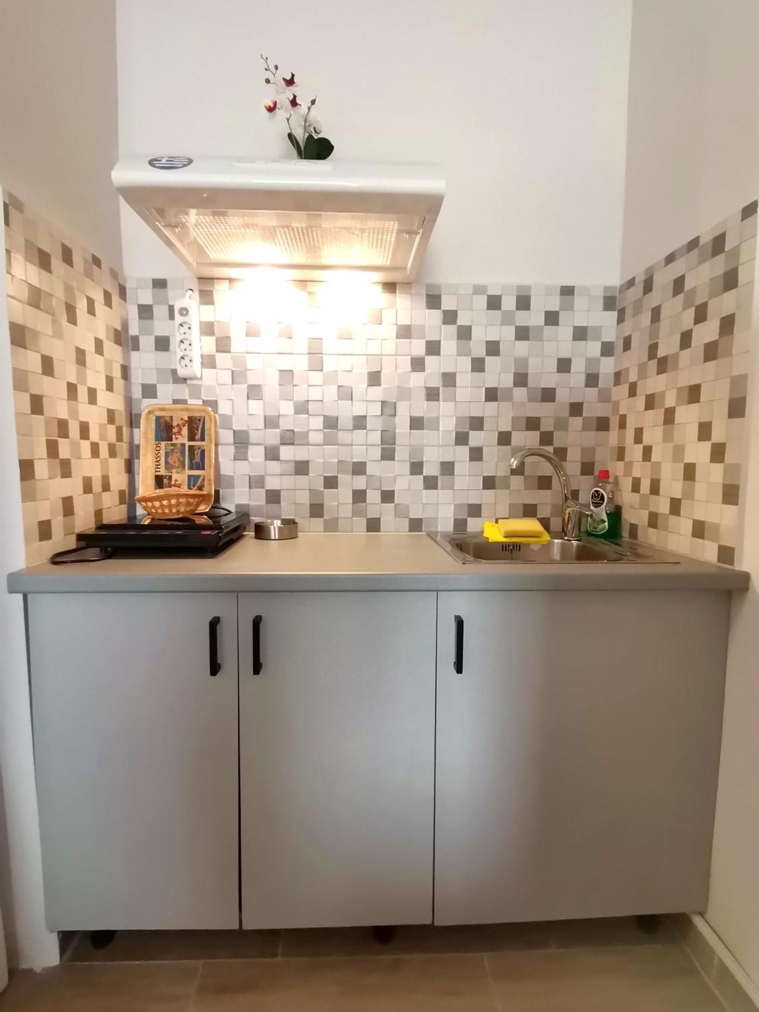 Studios Lia Adults Only -Fully Renovated Chrysi Ammoudia Bagian luar foto